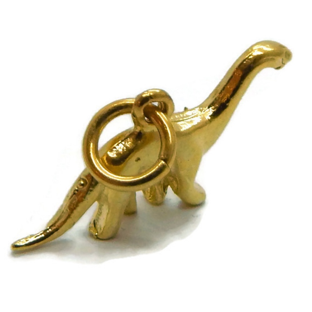 COPY - Dinosaur Charm Pendant 14k Yellow Gold!!